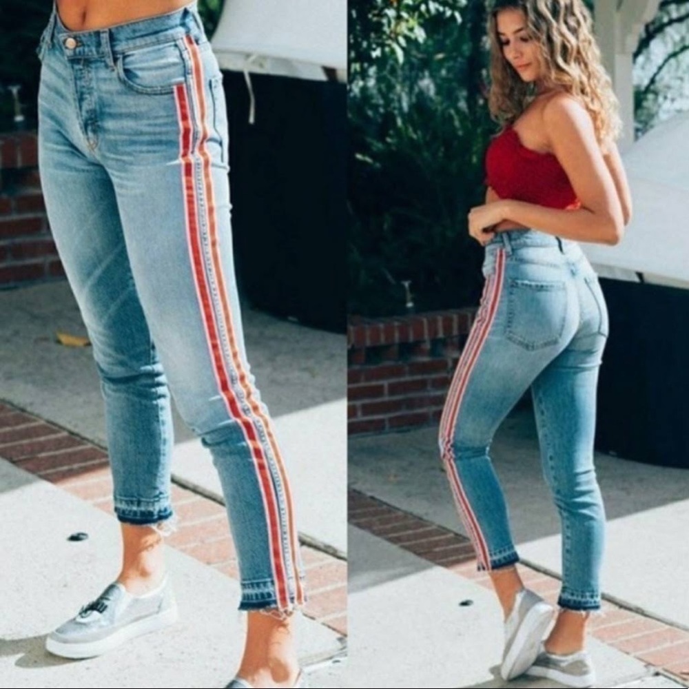 REVICE Ruby Tuesday Racer Stripe Jeans